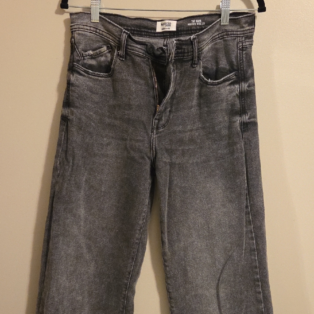 Kensie The Kaya High Rise Wide Leg Jeans